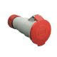 presa mobile, serie PLUSO, 3 poli + N + PE, 6 h (rosso), 32 A, 380 ÷ 415 V product photo Photo 01 2XS
