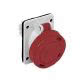 presa da incasso, serie PLUSO, 3 poli + PE, 6 h (rosso), 16 A, 380 ÷ 415 V, inclinata product photo Photo 01 2XS