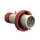 spina mobile, serie PLUSO, 3 poli + N + PE, 6 h (rosso), 32 A, 380 &divide; 415 V, dritta product photo Photo 01 2XS