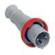 spina mobile, serie PLUSO, 3 poli + PE, 6 h (rosso), 63 A, 380 ÷ 415 V, dritta product photo Photo 01 2XS