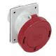presa da incasso, serie PLUSO, 3 poli + N + PE, 6 h (rosso), 63 A, 380 ÷ 415 V, inclinata product photo Photo 01 2XS