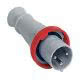 spina mobile, serie PLUSO, 3 poli + N + PE, 6 h (rosso), 63 A, 380 ÷ 415 V, dritta product photo Photo 01 2XS