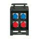 quadro da cantiere assemblato (ASC), serie Q, con 4 prese PLUSO PEW…PQ/PQF, interruttore magnetotermico 16 A, potenza massima 3 kW product photo Photo 01 2XS