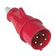 spina mobile, serie PLUSO, 3 poli + N + PE, 6 h (rosso), 16 A, 200/346 ÷ 240/415 V, con invertitore di fase product photo Photo 01 2XS