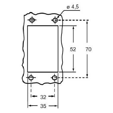 Custodia da incasso, serie V-TYPE, con 1 leva, grandezza '44.27' product photo Photo 03 3XL
