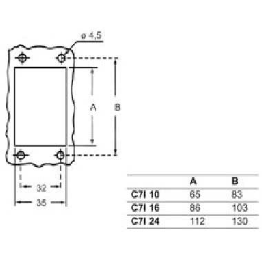 custodia da incasso, serie V-TYPE, con 2 leve, grandezza '104.27' product photo Photo 03 3XL