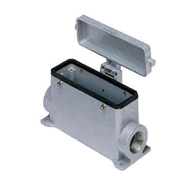 Custodia da parete, serie C-TYPE, con 4 piolini, ingresso cavo Pg29, grandezza '104.27', alta, con sportello metallico product photo Photo 01 3XL