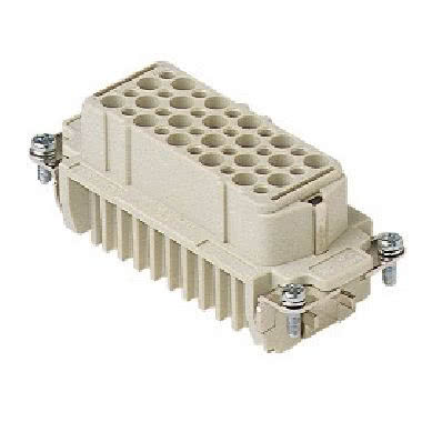 frutto presa, serie CD, connessione a crimpare, 40 poli + PE, 10 A 250 V 4 kV 3, grandezza '77.27' product photo Photo 01 3XL