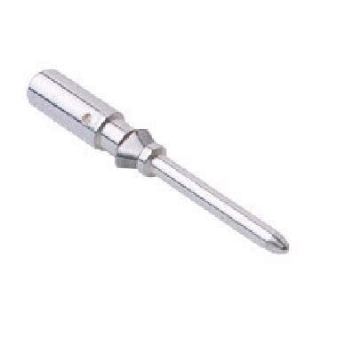 contatto a crimpare maschio, serie CD, 10 A, tornito argentato, sezione conduttore 0,5 mm&sup2;, AWG 20 (Conf. da 200 Pz.) product photo Photo 01 3XL