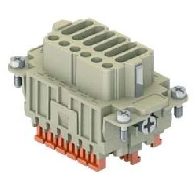 frutto presa, serie CDSH, connessione rapida con morsetto a molla SQUICH®, 18 poli + PE, 10 A 400 V 6 kV 3, grandezza '57.27' product photo Photo 01 3XL