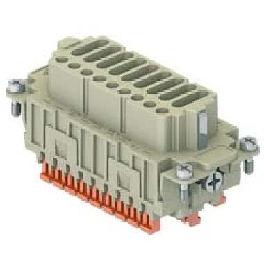 frutto presa, serie CDSH, connessione rapida con morsetto a molla SQUICH®, 27 poli + PE, 10 A 400 V 6 kV 3, grandezza '77.27' product photo Photo 01 3XL