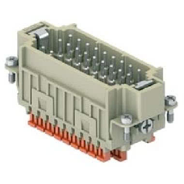 frutto spina, serie CDSH, connessione rapida con morsetto a molla SQUICH&reg;, 27 poli + PE, 10 A 400 V 6 kV 3, grandezza '77.27' product photo Photo 01 3XL