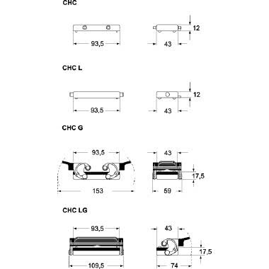 Coperchio, serie C-TYPE, con 2 leve, grandezza '77.27', Con asola product photo Photo 02 3XL