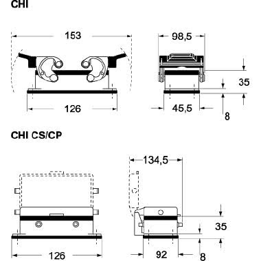 Custodia da incasso, serie C-TYPE, con 2 leve, grandezza '77.62' product photo Photo 02 3XL