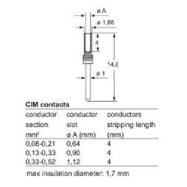 contatto a crimpare maschio, serie CI, 5 A, tornito argentato, sezione conduttore 0,13 - 0,33 mm², AWG 26 - 22 (Conf. da 25 Pz.) product photo Photo 02 3XL