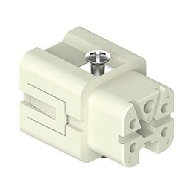 frutto presa, serie CKS, connessione con morsetto a molla, 4 poli + PE, 10 A 400 V 4 kV 3, grandezza '21.21' product photo Photo 01 3XL