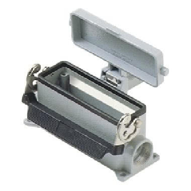 Custodia da parete, serie 830V, con 1 leva, ingresso cavo Pg29, grandezza '104.27', alta, con sportello metallico product photo Photo 01 3XL