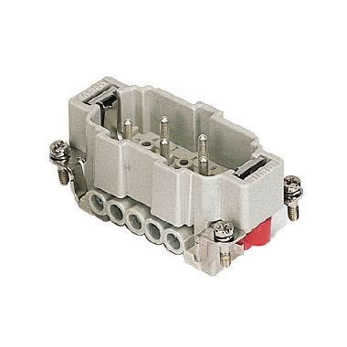 frutto spina, serie CME, connessione con morsetto a vite, 3 poli + PE, 16 A 830 V 8 kV 3 / 16 A 500 V 6 kV 3, grandezza '57.27', con piastrina product photo Photo 01 3XL