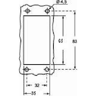 Custodia da incasso, serie 830V, con 2 leve, grandezza '57.27' product photo Photo 02 3XL