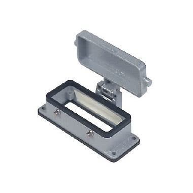 Custodia da incasso, serie 830V, con 4 piolini, grandezza '77.27', con sportello metallico product photo Photo 01 3XL