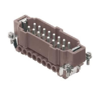 frutto spina, serie CNE RY, connessione con morsetto a vite, 16 poli + PE, 16 A 500 V 6 kV 3, grandezza '77.27', per applicazioni fino a 180°C, con piastrina product photo Photo 01 3XL