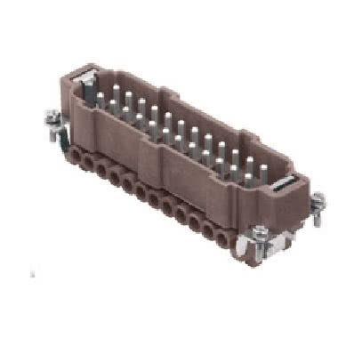 frutto spina, serie CNE RY, connessione con morsetto a vite, 24 poli + PE, 16 A 500 V 6 kV 3, grandezza '104.27', per applicazioni fino a 180°C, con piastrina product photo Photo 01 3XL