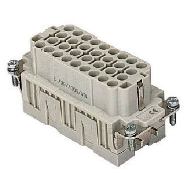 frutto presa, serie CQE, connessione a crimpare, 32 poli + PE, 16 A 500 V 6 kV 3, grandezza '77.27' product photo Photo 01 3XL