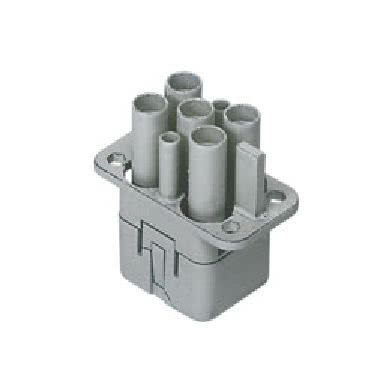 frutto presa, serie CQ, connessione a crimpare, 4 + 2 poli + PE, 40 A 400/690 V 6 kV 3 / 10 A 250 V 4 kV 3, grandezza '32.13' product photo Photo 01 3XL