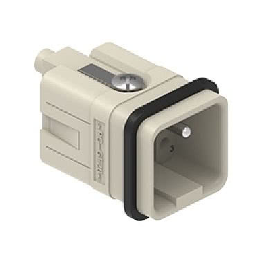 frutto spina, serie CQ, connessione a crimpare, 5 poli + PE, 16 A 230/400 V 4 kV 3, grandezza '21.21' product photo Photo 01 3XL