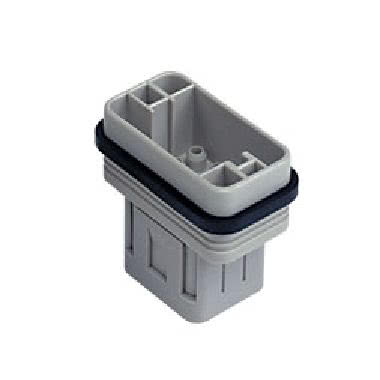 frutto spina, serie CQ, connessione a crimpare, 8 poli + PE, 16 A 500 V 6 kV 3, grandezza '32.13' product photo Photo 01 3XL