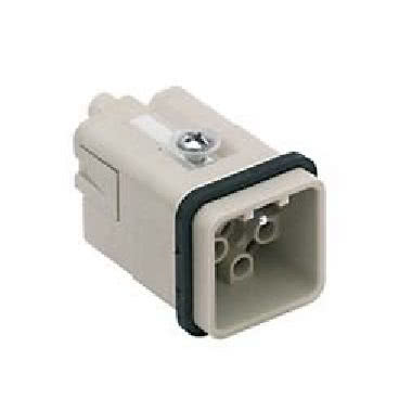 frutto spina, serie CQ, connessione a crimpare, 12 poli + PE, 10 A 400 V 6 kV 3, grandezza '21.21' product photo Photo 01 3XL