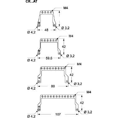 Ancoraggio per cavi, per pi&ugrave; cavi di terra, per telai MIXO da 6 frutti product photo Photo 02 3XL