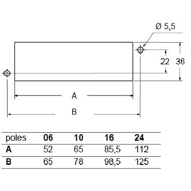 supporti per frutti, con viti e rondelle per messa a terra, kit 2 pezzi product photo Photo 03 3XL