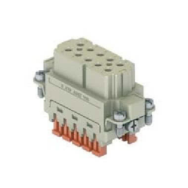 frutto presa, serie CSAH, connessione rapida con morsetto a molla SQUICH®, 10 poli + PE, 16 A 250 V 4 kV 3, grandezza '49.16' product photo Photo 01 3XL
