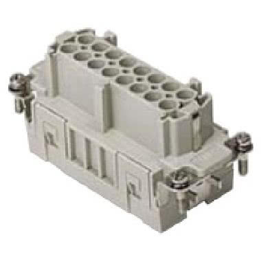 frutto presa, serie CSE, connessione con morsetto a molla, 16 poli + PE, 16 A 500 V 6 kV 3, grandezza '77.27' product photo Photo 01 3XL