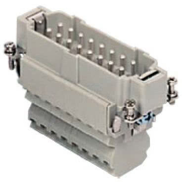 frutto spina, serie CSS, connessione con doppio morsetto a molla, 16 poli + PE, 16 A 500 V 6 kV 3, grandezza '77.27' product photo Photo 01 3XL