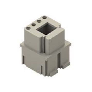 frutto presa modulare, serie Mixo Data, RJ45, 2 moduli, senza connettore, per 1 connettore RJ45 e 4 contatti CD 10 A product photo Photo 01 3XL