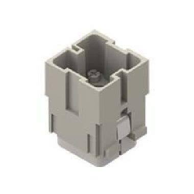 frutto spina modulare, serie Mixo, connessione a crimpare, 1 PE polo, 2 moduli product photo Photo 01 3XL