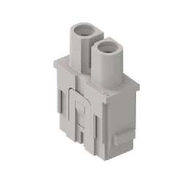 frutto presa modulare, serie Mixo, connessione a crimpare, 2 poli, 1 modulo, 40 A 1000 V 8 kV 3 product photo Photo 01 3XL