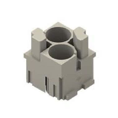 frutto presa modulare, serie Mixo Bus, coassiale, 2 moduli, 50 V 0,8 kV 3, alloggiamento per 2 connettori schermati product photo Photo 01 3XL