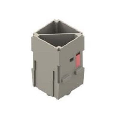 frutto spina modulare, serie Mixo, connessione a crimpare, 2 poli, 2 moduli, 100 A 1000 V 8 kV 3 product photo Photo 01 3XL