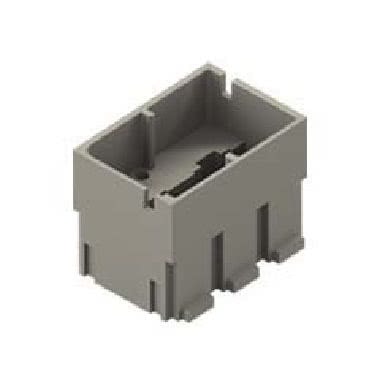frutto spina modulare, serie Mixo Data, RJ45, 3 moduli, senza connettore, per 2 connettori RJ45 e 8 contatti CD 10 A product photo Photo 01 3XL