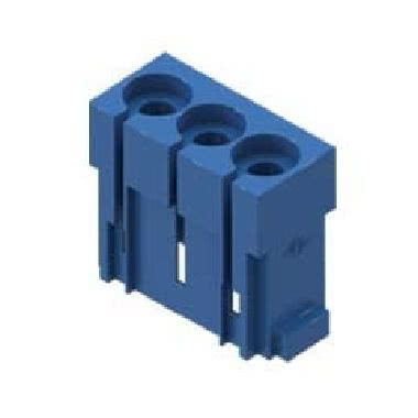 frutto modulare, serie Mixo, per contatti pneumatici, 1 modulo, con 3 alloggiamenti per tubo diametro 1,6 - 4,0 mm product photo Photo 01 3XL