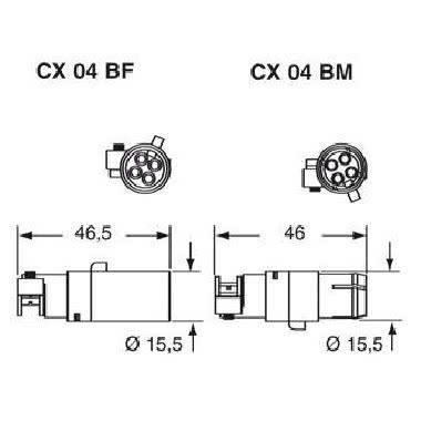 frutto presa modulare, serie Mixo Bus, coassiale, 4 poli, 10 A 50 V 0,8 kV 3, schermato product photo Photo 02 3XL