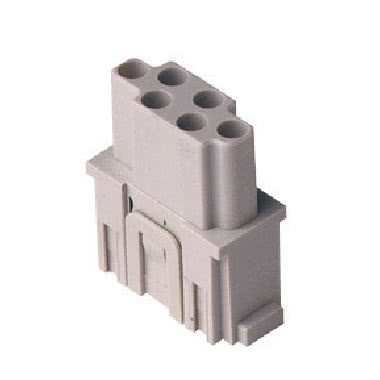 frutto presa modulare, serie Mixo, connessione a crimpare, 6 poli, 1 modulo, 16 A 500 V 6 kV 3 product photo Photo 01 3XL