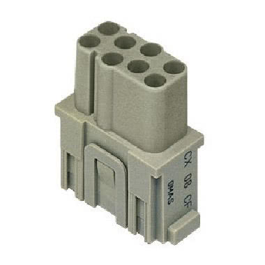 frutto presa modulare, serie Mixo, connessione a crimpare, 8 poli, 1 modulo, 16 A 400 V 6 kV 3 product photo Photo 01 3XL