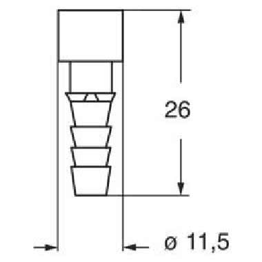 contatto pneumatico femmina, con valvola di chiusura, per tubi con diametro interno 6 mm product photo Photo 02 3XL