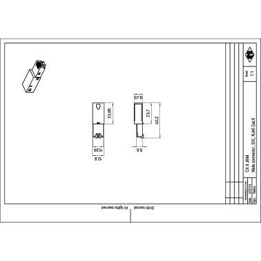 connettore maschio RJ45, IDC, 8 contatti dati product photo Photo 02 3XL