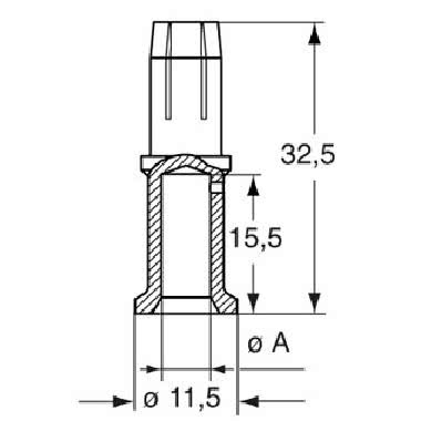 contatto a crimpare femmina, serie CX7, 70 A, tornito argentato, sezione conduttore 10 mm², AWG 8 - 7 (Conf. da 16 Pz.) product photo Photo 02 3XL