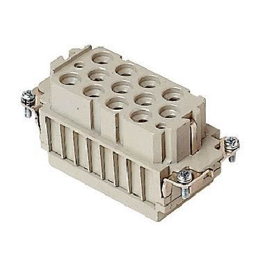 frutto presa, serie CX, connessione a crimpare, 12 + 2 poli + PE, 40 A 690 V 8 kV 3 / 10 A 250 V 4 kV 3, grandezza '77.27' product photo Photo 01 3XL